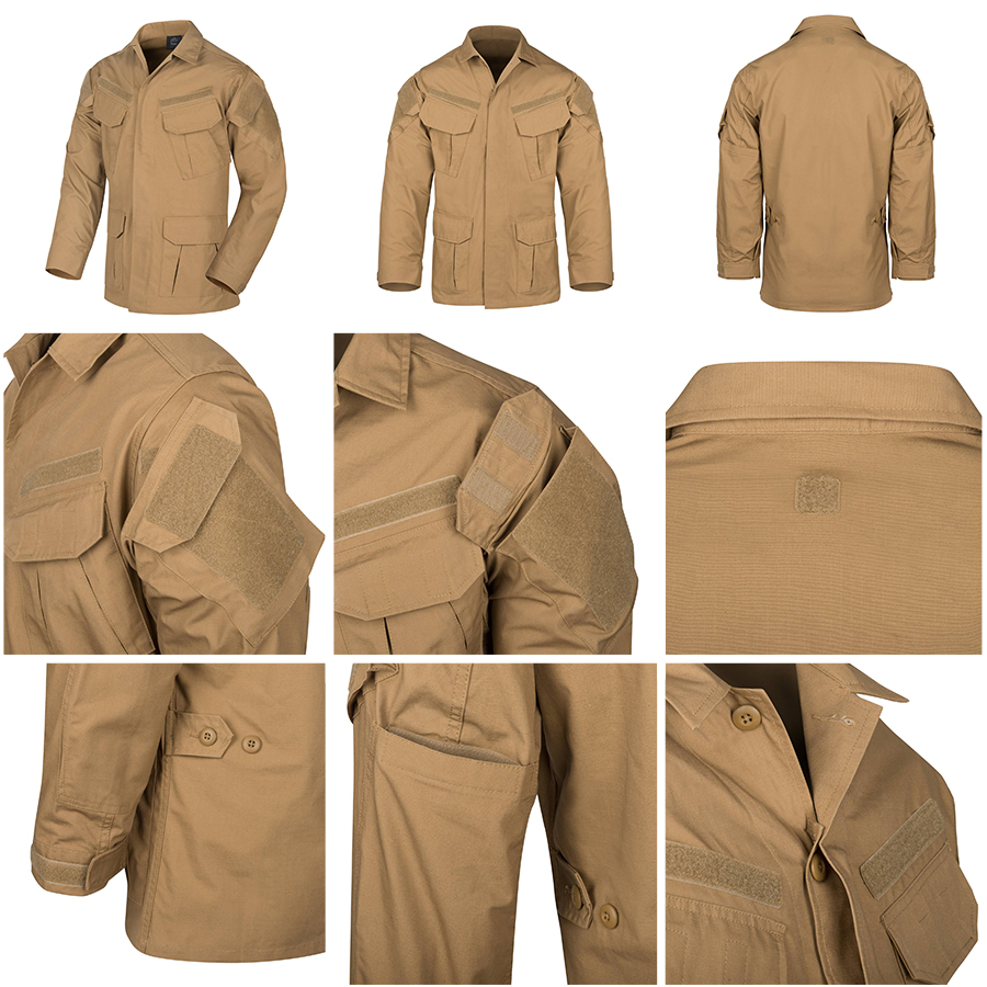 Helikon T-Shirt – Mud Brown, Durable Material, Size S (Chest 35\"-38\") - View #4